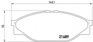 Комплект тормозных колодок BREMBO P 83 023