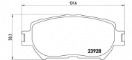 Комплект тормозных колодок BREMBO P 83 062