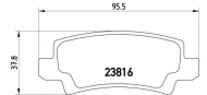 Комплект тормозных колодок BREMBO P 83 065