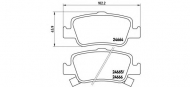 Комплект тормозных колодок BREMBO P 83 080