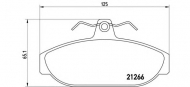 Комплект тормозных колодок BREMBO P 86 005
