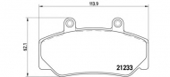 Комплект тормозных колодок BREMBO P 86 006