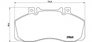 Комплект тормозных колодок BREMBO P A6 008
