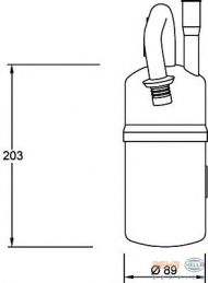 Осушитель HELLA 8FT 351 192-051