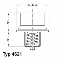Термостат WAHLER 4621.80D