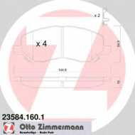 Комплект тормозных колодок ZIMMERMANN 23584.160.1