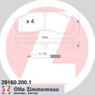 Комплект тормозных колодок ZIMMERMANN 29160.200.1