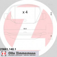 Комплект тормозных колодок ZIMMERMANN 23661.140.1