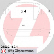 Комплект тормозных колодок ZIMMERMANN 24537.160.1