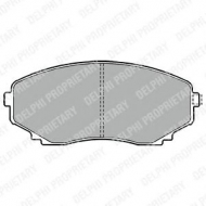 Комплект тормозных колодок DELPHI LP1095