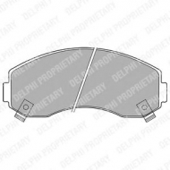 Комплект тормозных колодок DELPHI LP1433