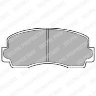 Комплект тормозных колодок DELPHI LP529