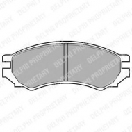 Комплект тормозных колодок DELPHI LP670