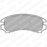 Комплект тормозных колодок DELPHI LP671