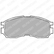 Комплект тормозных колодок DELPHI LP803