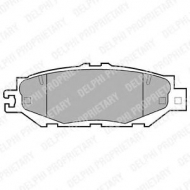 Комплект тормозных колодок DELPHI LP939