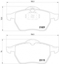 Комплект тормозных колодок HELLA 8DB 355 007-771