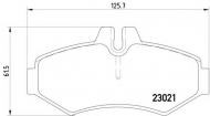 Комплект тормозных колодок HELLA 8DB 355 008-651