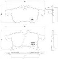 Комплект тормозных колодок HELLA 8DB 355 009-221