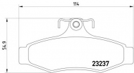 Комплект тормозных колодок HELLA 8DB 355 009-491