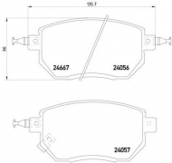 Комплект тормозных колодок HELLA 8DB 355 011-101