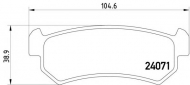 Комплект тормозных колодок HELLA 8DB 355 011-451