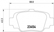 Комплект тормозных колодок HELLA 8DB 355 011-551
