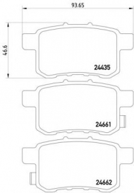 Комплект тормозных колодок HELLA 8DB 355 013-631