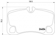 Комплект тормозных колодок HELLA 8DB 355 013-791