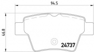 Комплект тормозных колодок HELLA 8DB 355 013-851