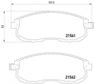Комплект тормозных колодок HELLA 8DB 355 013-991