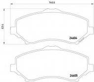 Комплект тормозных колодок HELLA 8DB 355 014-231