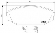 Комплект тормозных колодок HELLA 8DB 355 014-681