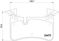 Комплект тормозных колодок HELLA 8DB 355 014-811