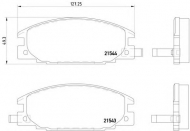 Комплект тормозных колодок HELLA 8DB 355 016-341