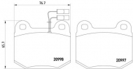 Комплект тормозных колодок HELLA 8DB 355 017-581