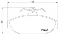 Комплект тормозных колодок HELLA 8DB 355 017-721