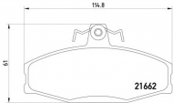 Комплект тормозных колодок HELLA 8DB 355 017-931