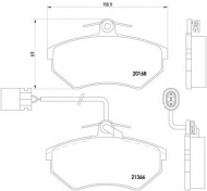 Комплект тормозных колодок HELLA 8DB 355 017-971