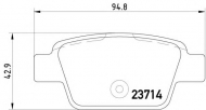 Комплект тормозных колодок HELLA 8DB 355 018-851