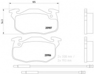 Комплект тормозных колодок HELLA 8DB 355 019-141