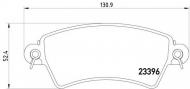 Комплект тормозных колодок HELLA 8DB 355 019-341