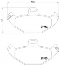 Комплект тормозных колодок HELLA 8DB 355 019-351