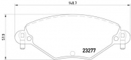 Комплект тормозных колодок HELLA 8DB 355 019-411