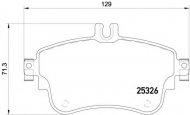 Комплект тормозных колодок HELLA 8DB 355 019-751