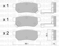 Комплект тормозных колодок METELLI 22-0170-1