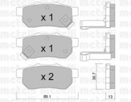 Комплект тормозных колодок METELLI 22-0176-1