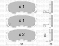 Комплект тормозных колодок METELLI 22-0224-0