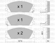 Комплект тормозных колодок METELLI 22-0237-1