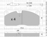Комплект тормозных колодок METELLI 22-0269-1K